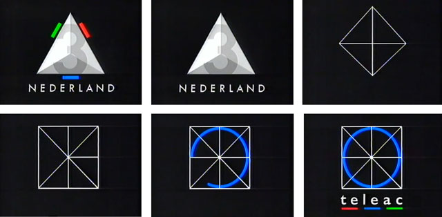 Het Nederland 3 logo  gaat naadloos over in het logo van Teleac (ca 12 sec) waarna een omroeper buiten beeld het programma introduceert (ca 12 sec)