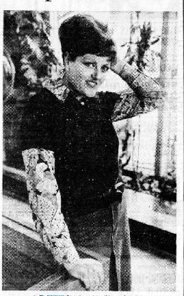 Portret van Salomons bij een interview in de Telegraaf van 18-3-1972